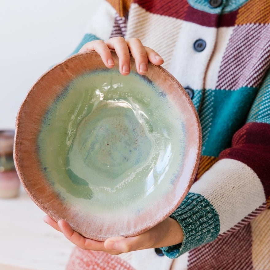 Woodfolk | Organic Ceramic Fruit Bowl | Rose Bush