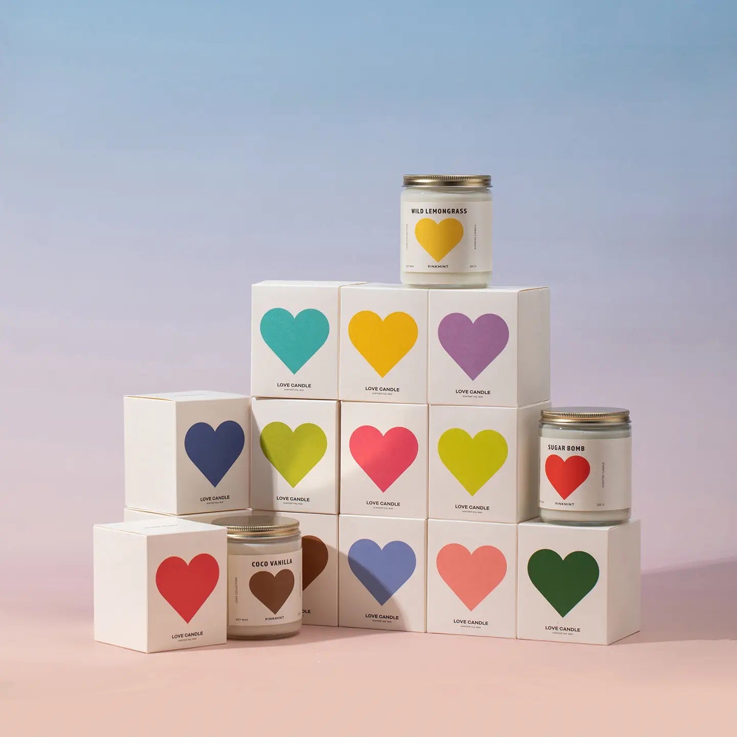 Pinkmint Soy Candle | Ruby Grapefruit