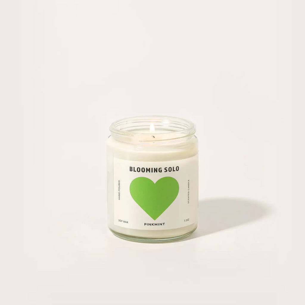 Pinkmint Soy Candle | Blooming Solo