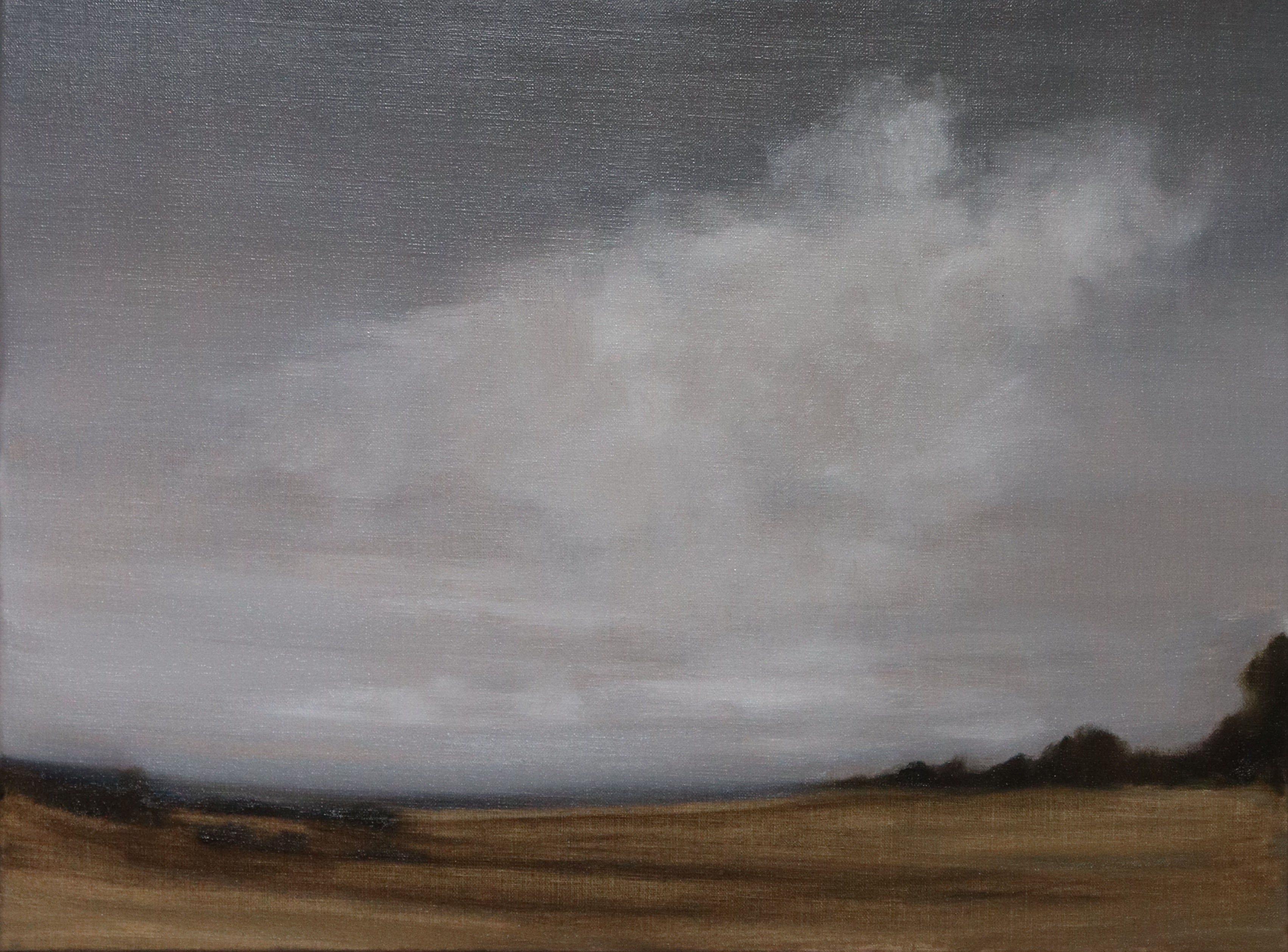 Ciel naugeux au-dessus de la campagne