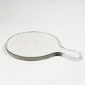Hammered Glass Round Serving Board | Clear