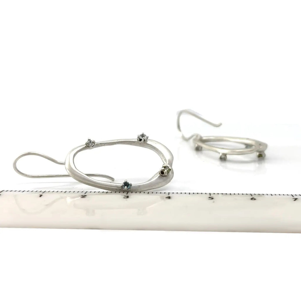 FR Art Jewellery | Drops Earrings | Silver