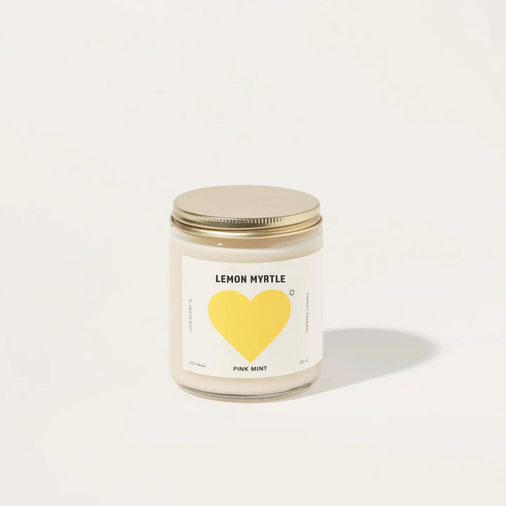 Pinkmint Soy Candle | Lemon Myrtle