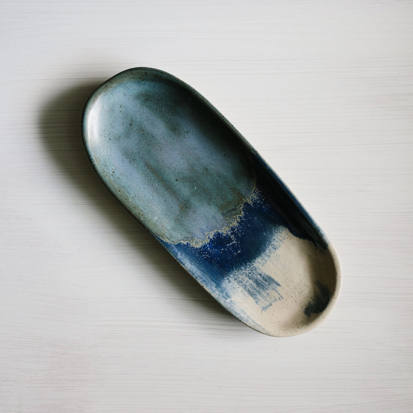 Woodfolk | Canoe Platter | Midnight Blue
