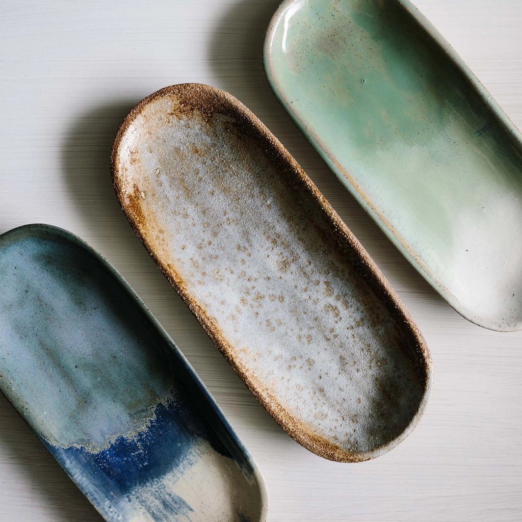 Woodfolk | Canoe Platter | Midnight Blue