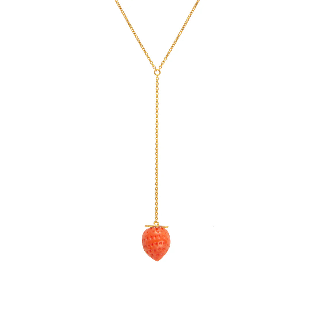 GRAINNE MORTON STRAWBERRY LARIAT