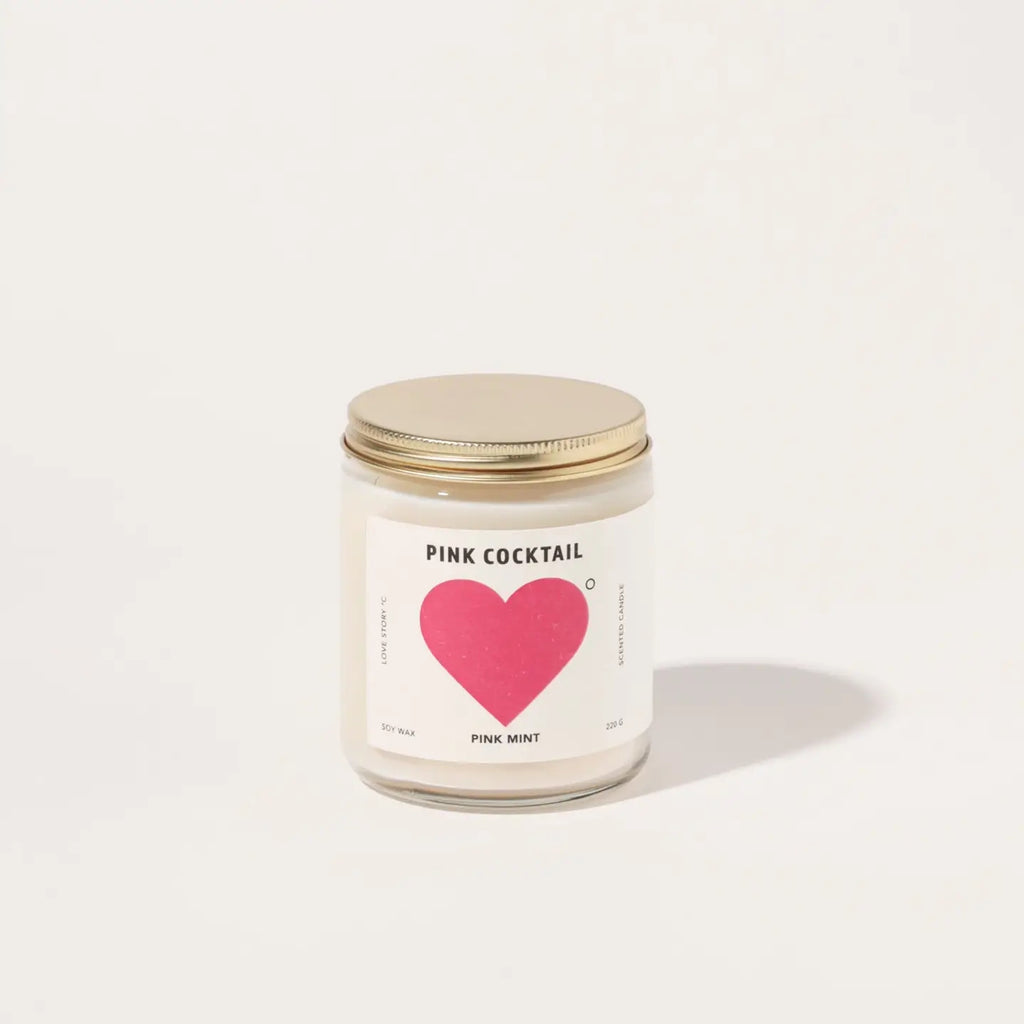 Pinkmint Soy Candle | Pink Cocktail
