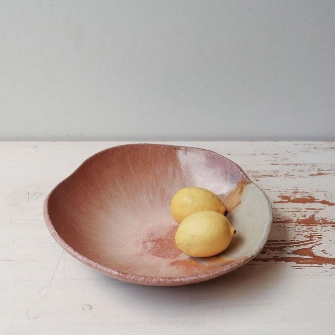 Woodfolk | Organic Ceramic Fruit Bowl | Earth Rose