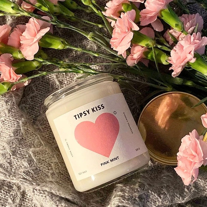 Pinkmint Soy Candle | Tipsy Kiss