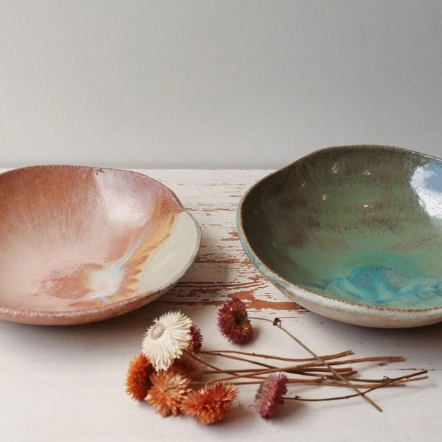 Woodfolk | Organic Ceramic Fruit Bowl | Earth Rose