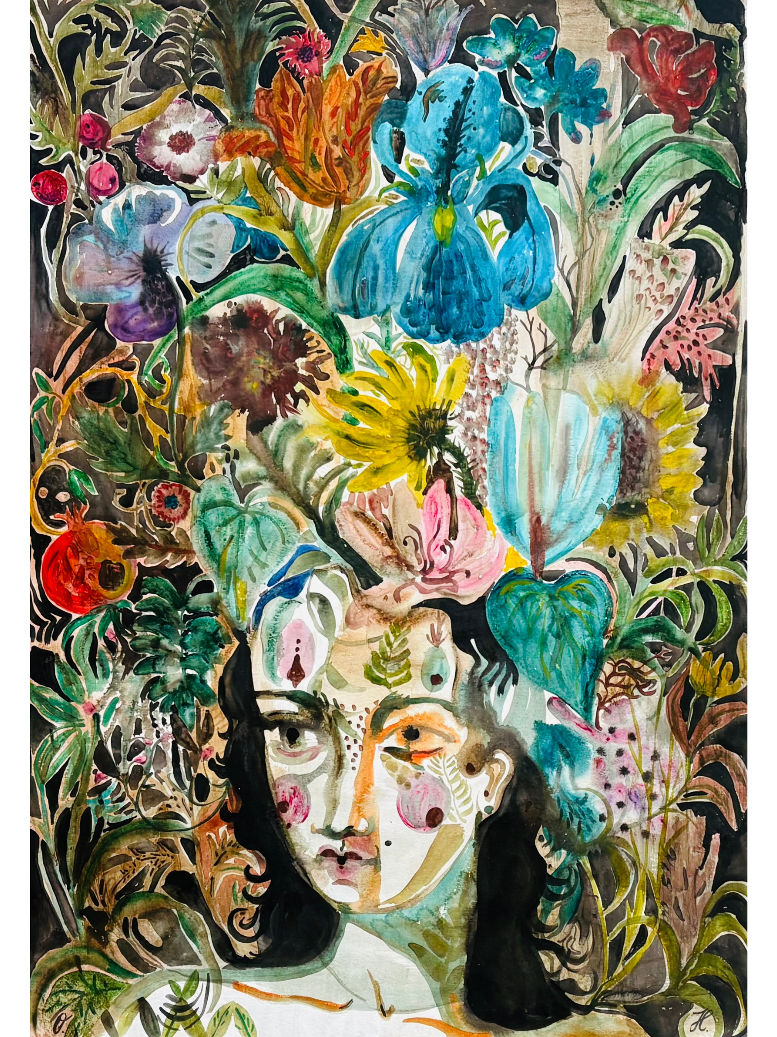 Olaf Hajek, Flower Girl, 2025